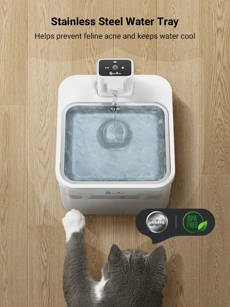 PetFolks AquaPurr™ Wireless Cat Fountain — 2.5 L
