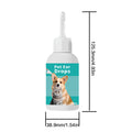 Original 60 ml pet ear drops bottle with nozzle and supplier dimensions