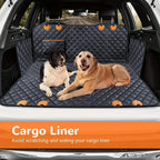 Car seat cover installed as a cargo liner