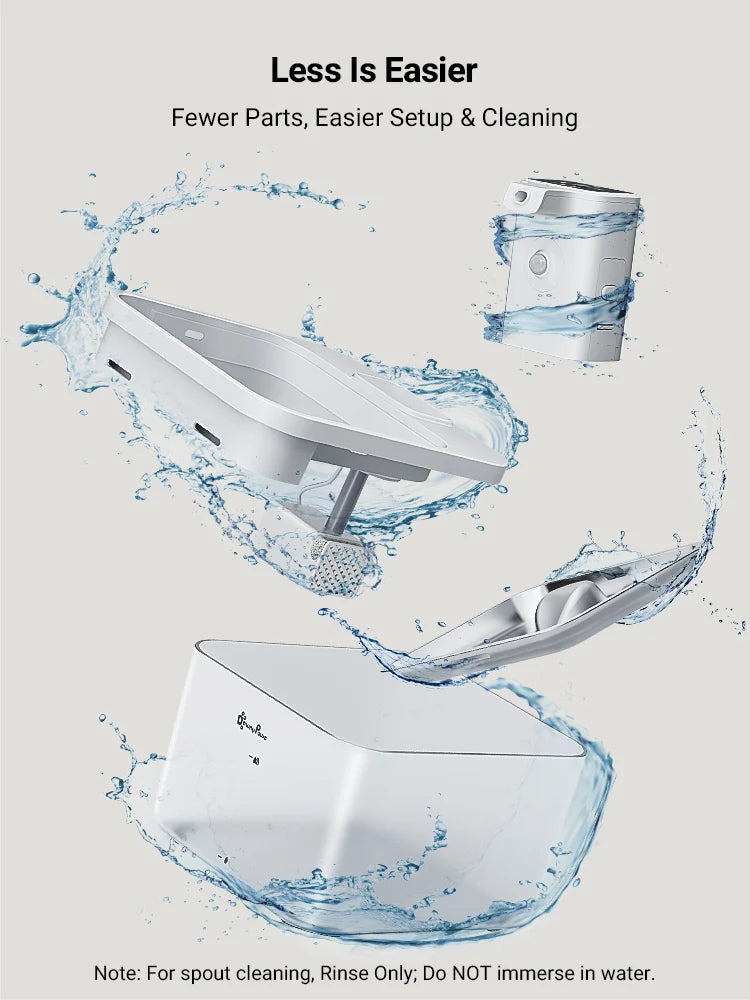 PetFolks AquaPurr™ Wireless Cat Fountain — 2.5 L