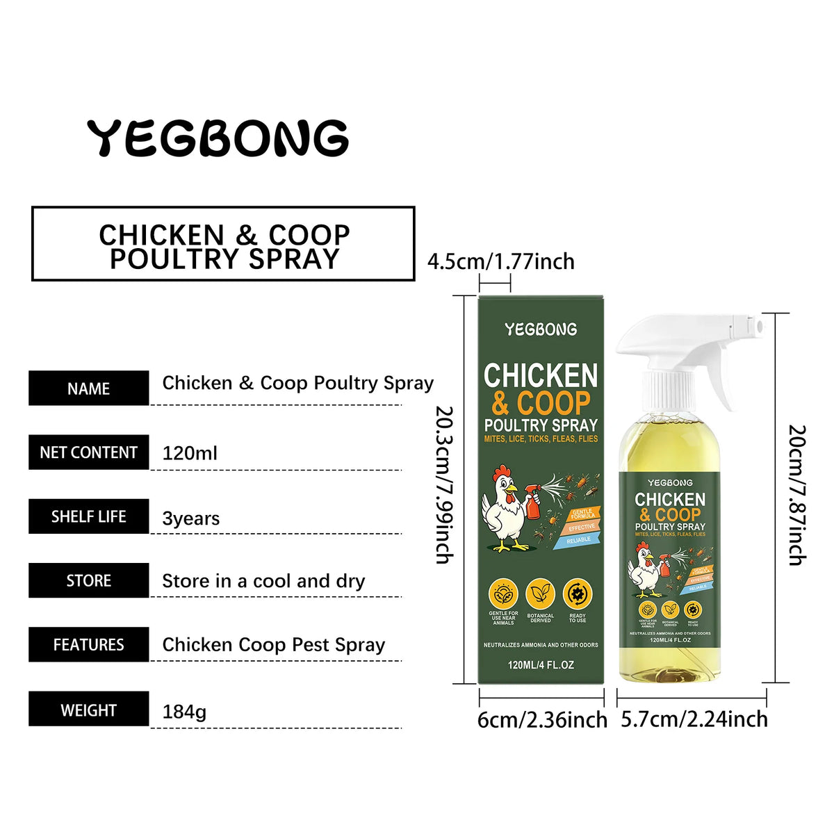 PetFolks CoopCare™ Poultry Care Spray