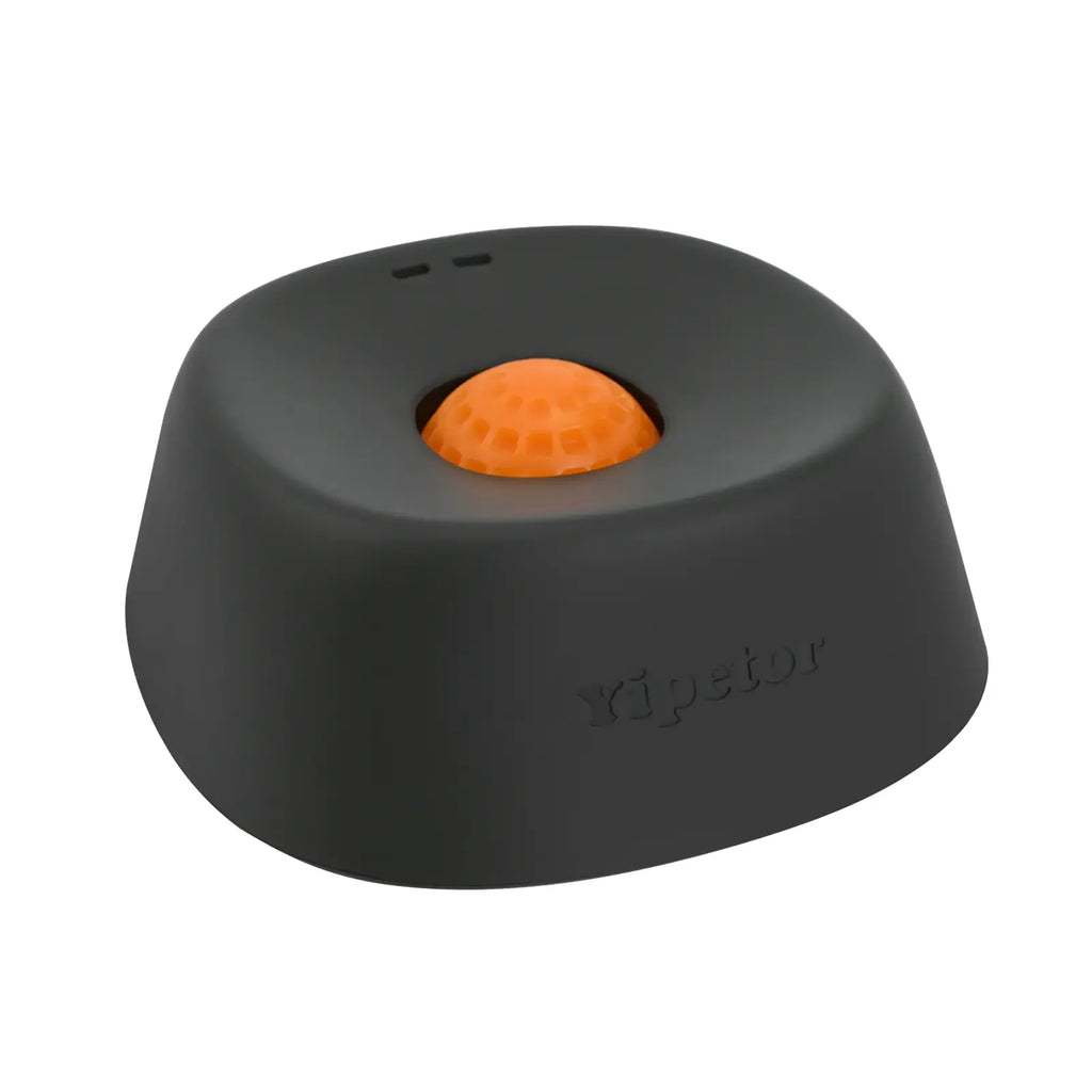 Black rolling-ball liquid treat feeder, original product view