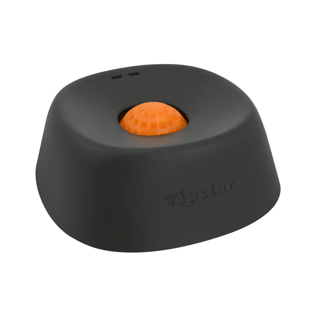 Black rolling-ball liquid treat feeder, original product view
