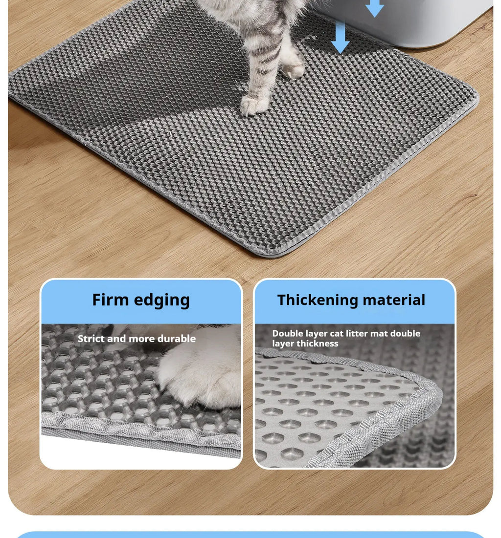 PetFolks CleanPaws™ Double-Layer Litter Mat