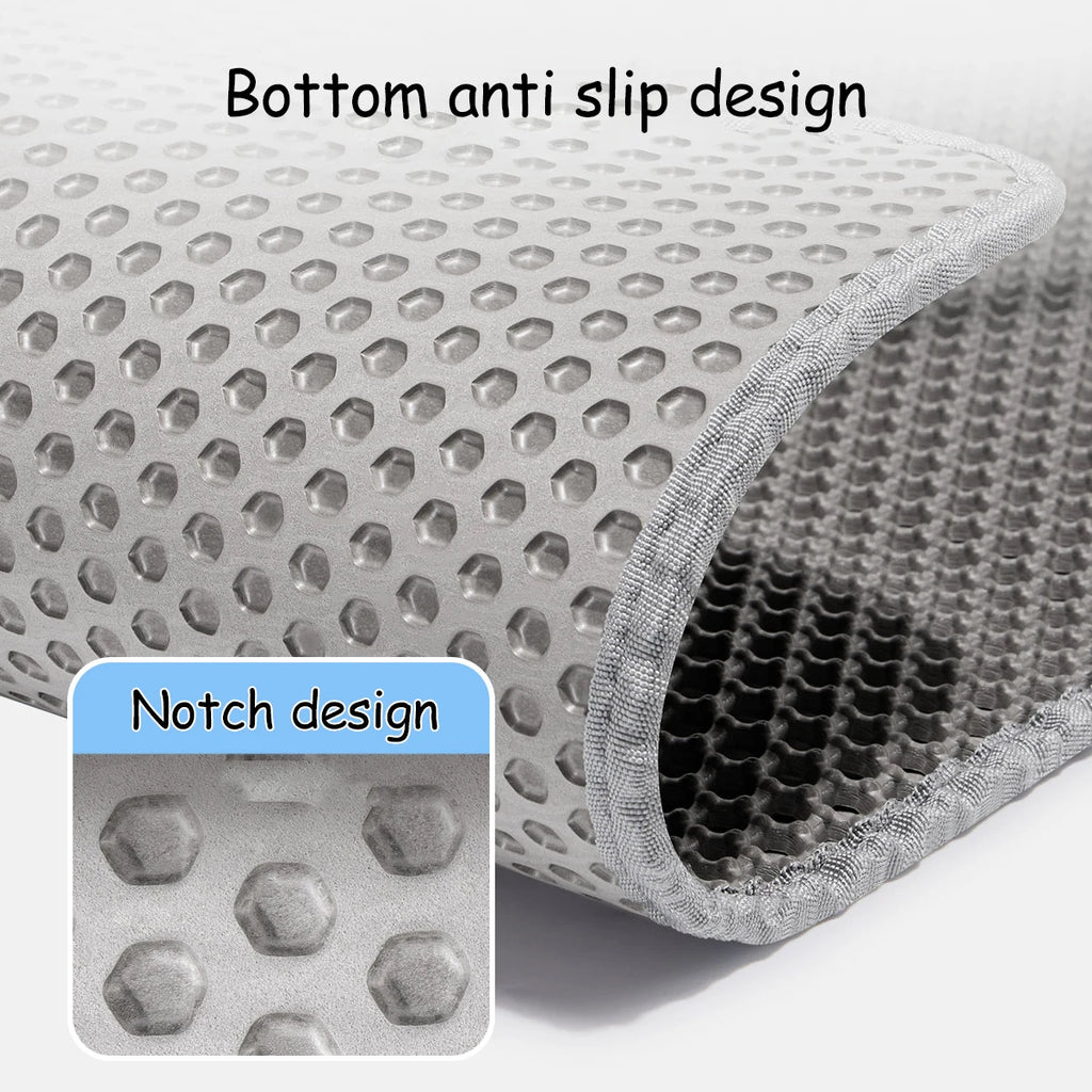 PetFolks CleanPaws™ Double-Layer Litter Mat