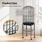 PetFolks Aviary Haven™ Play-Top Bird Cage