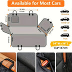 Original car seat cover size guide and attachment details