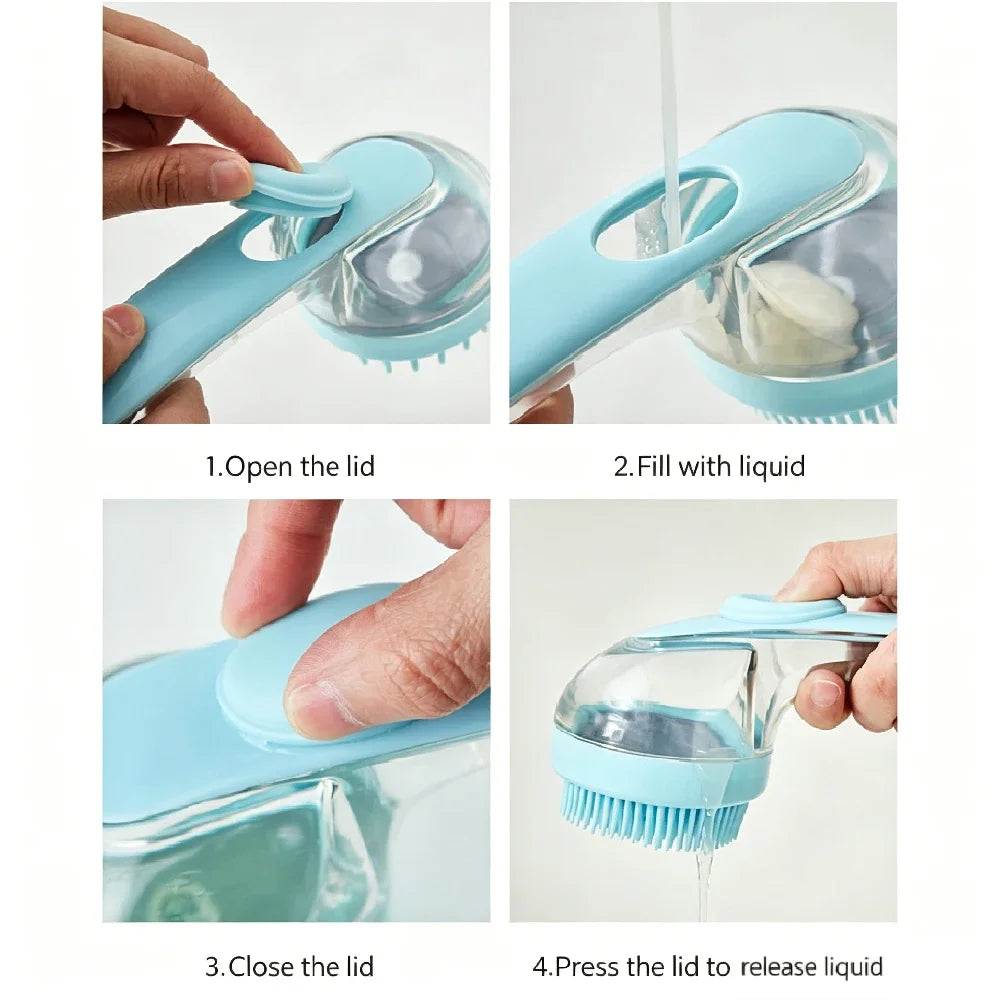 PetFolks Suds & Scrub™ Bath Brush