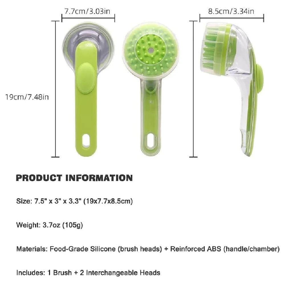 PetFolks Suds & Scrub™ Bath Brush