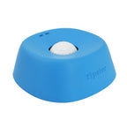 Blue rolling-ball liquid treat feeder, original product view