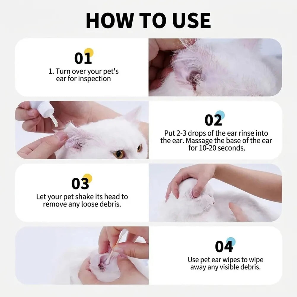 PetFolks ClearEar™ Cleaning Solution — 60 ml