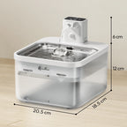 PetFolks AquaPurr™ Wireless Cat Fountain — 2.5 L